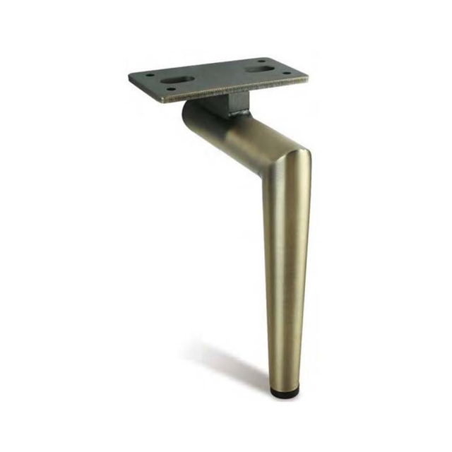 Gambe per divani per armadietti H150mm Gambe per divani moderni in metallo nero a triangolo Gambe per divani per mobili per edifici per uffici
