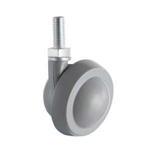 Ruota in lega di zinco per mobili M8 M10 Ruota girevole con stelo filettato da 15 mm