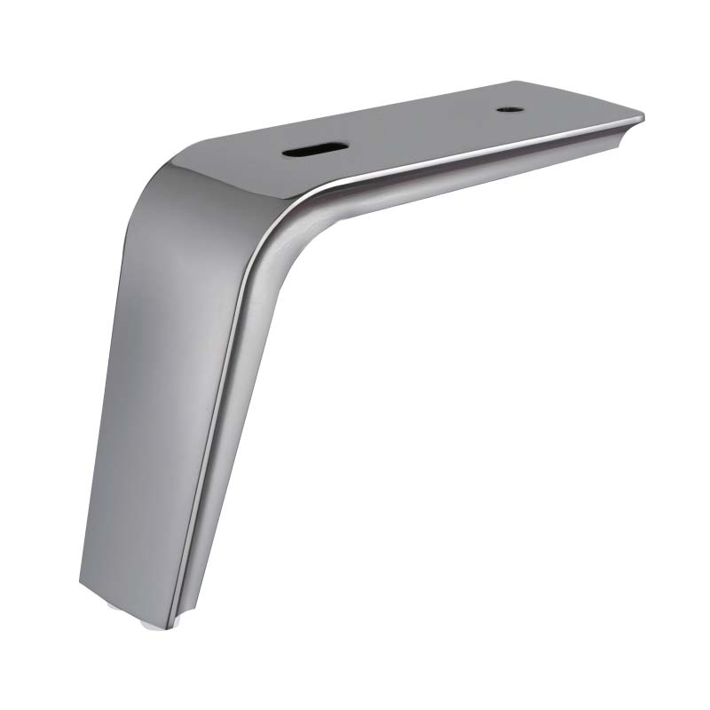 Gambe per divano in alluminio di ricambio per hardware per mobili, oro rosa, argento, ferro antico, acciaio, supporto TV