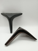 Gambe per divani in ferro di lusso a forma di Y affusolate moderne in metallo personalizzate in fabbrica