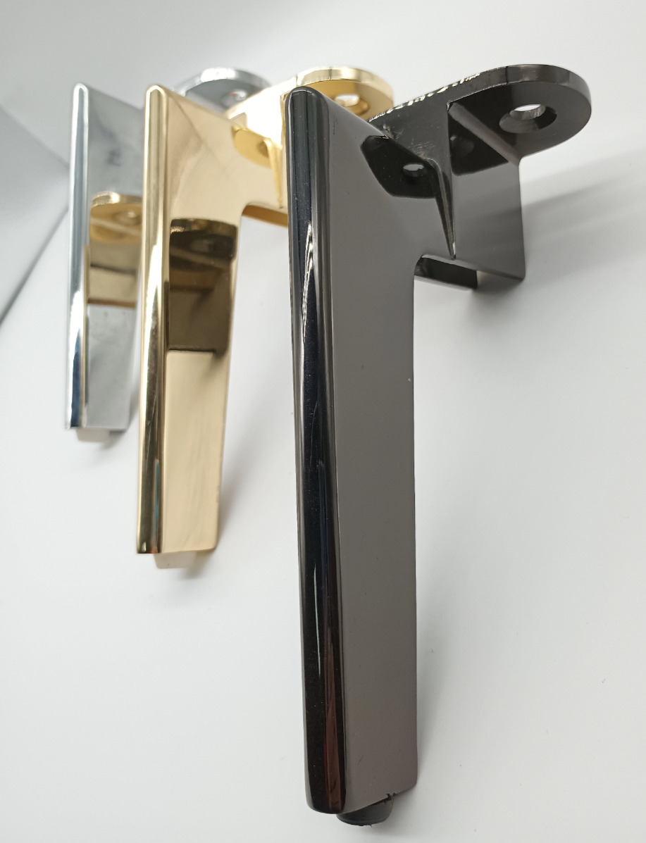 Elegante design mobili gambe decorazioni arredware mobili piedi di divano in lega di divano in lega di zinco 