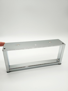 Gamba per divano in metallo resistente dal design moderno, piedini per mobili decorativi, gamba in ferro